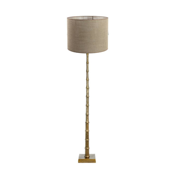 Mindy Floor Lamp - Brass with Shade Light & Living
