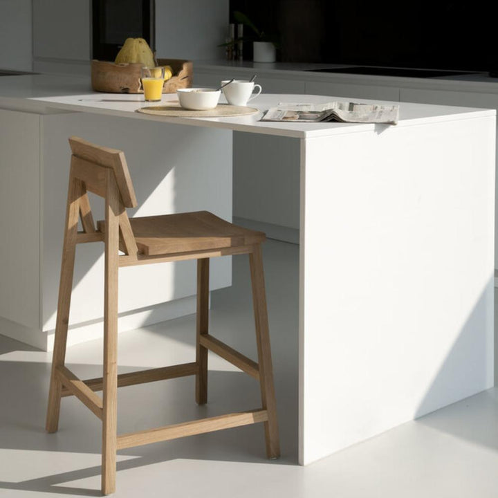Ethnicraft - The Oak N3 Counter Stool - Pod Furniture Ireland