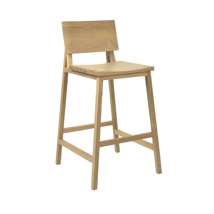 Ethnicraft - The Oak N3 Counter Stool - Pod Furniture Ireland