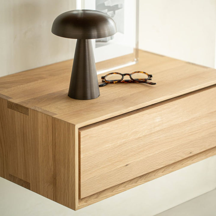 Ethnicraft - Nordic II hanging bedside - Pod Furniture Ireland