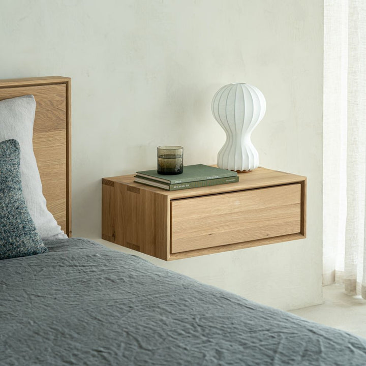 Ethnicraft - Nordic II hanging bedside - Pod Furniture Ireland