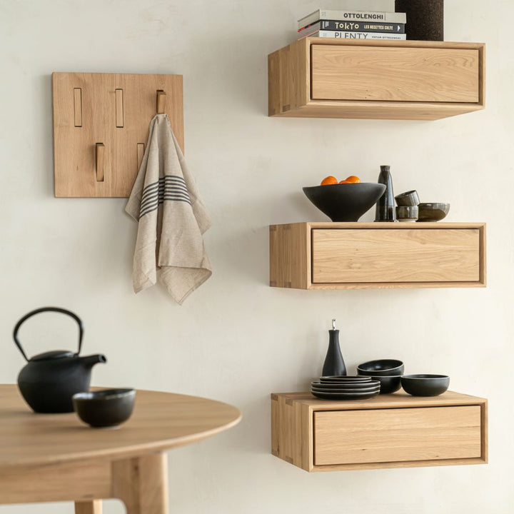 Ethnicraft - Nordic II hanging bedside - Pod Furniture Ireland
