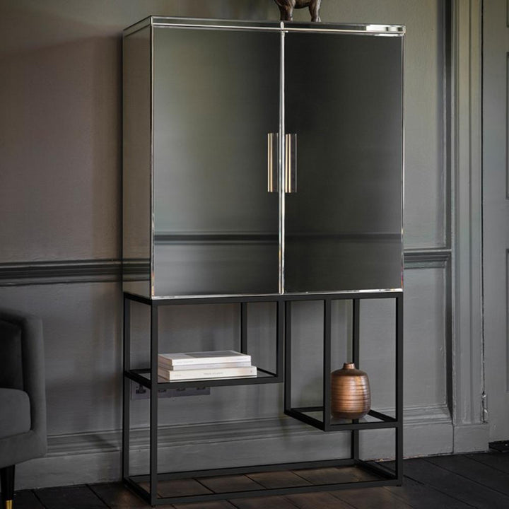 Pippard Cocktail Cabinet Black Gallery Direct