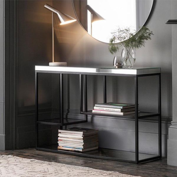 Pippard Console Table Black Gallery Direct