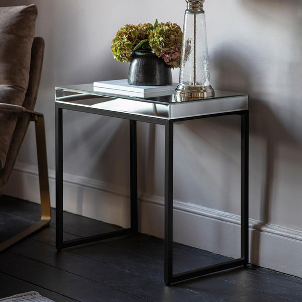 Pippard Side Table Black Gallery Direct