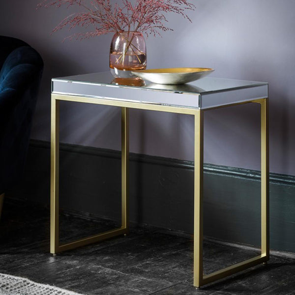 Pippard Side Table Champagne Gallery Direct