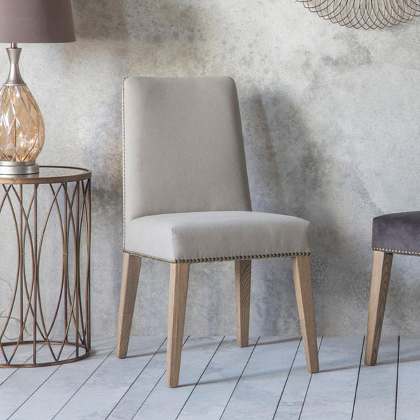 Rex Dining Chair Cement Linen Gallery Direct