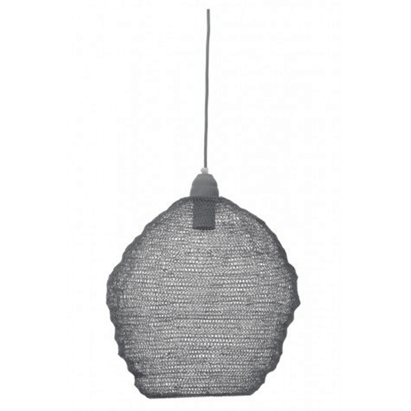 Luma Mesh Ceiling Light in Grey Podfurniture