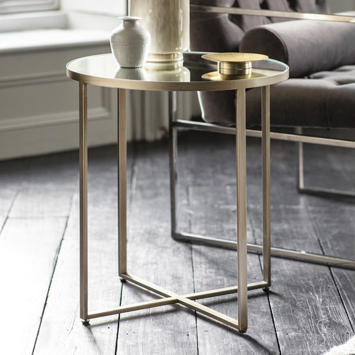 Turin Side Table Silver Gallery Direct