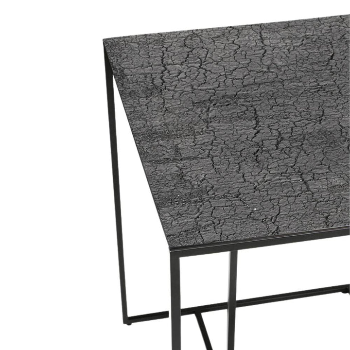 Ethnicraft Triptic Side Table - Lava - Rectangular - Pod Furniture Ireland