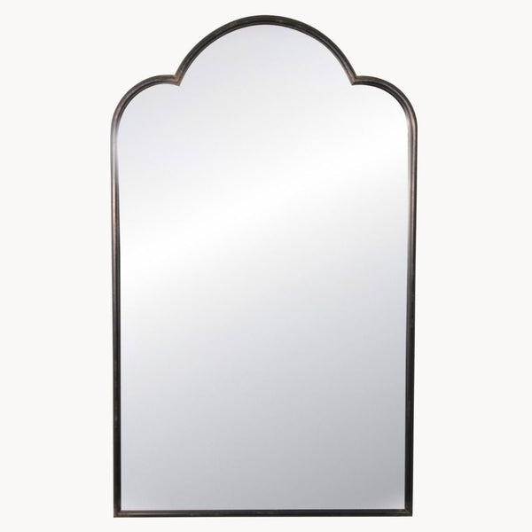 Brook Industrial Black Iron Mirror - Pod Furniture Ireland