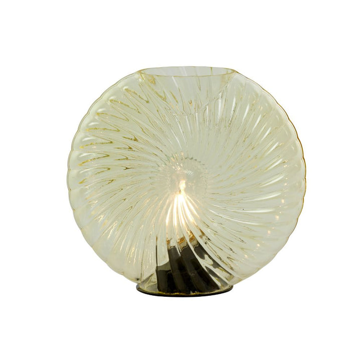 Table Lamp LED Glass Brown Light & Living