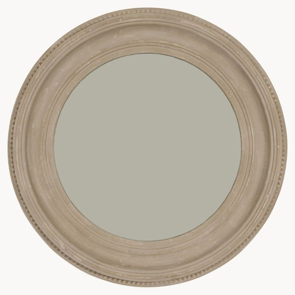 Walton Grey Round Beaded Mirror one world