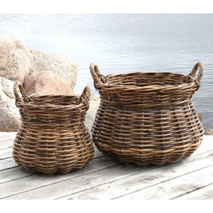 Old French Baskets Set of 2 Chic Antique