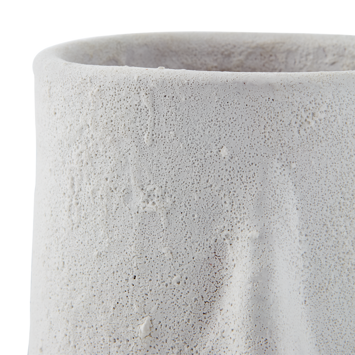 White Moai Vase/Pot Affari