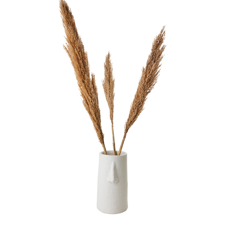White Moai Vase/Pot Affari
