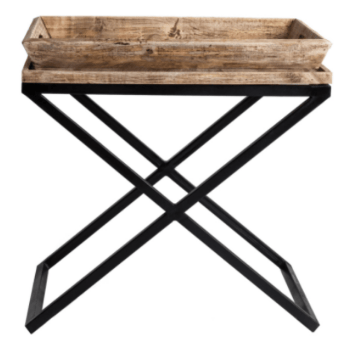 New England Side Table with Tray Vical