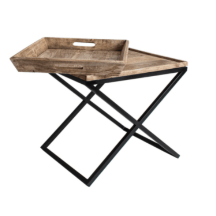 New England Side Table with Tray Vical