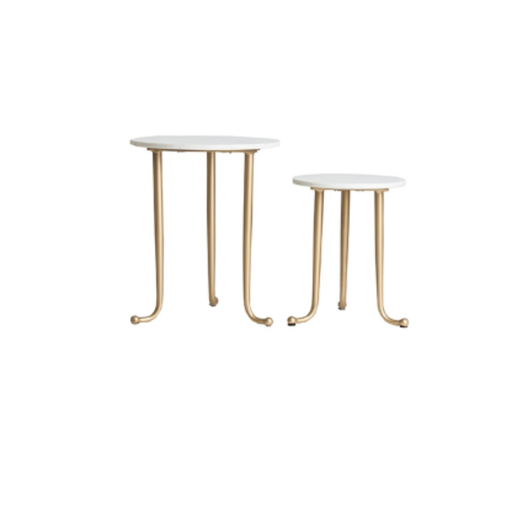 Tian Marble Side Tables Set of 2 Pod Furniture Ireland