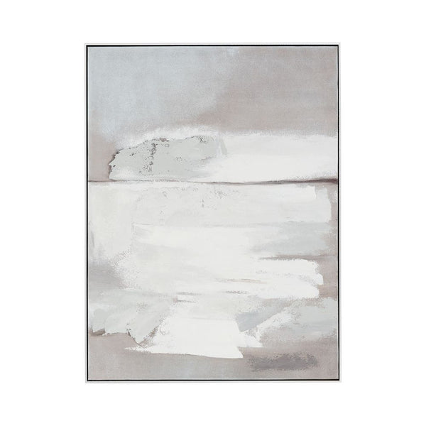 White Horizon Painting Blanc D'Ivoire