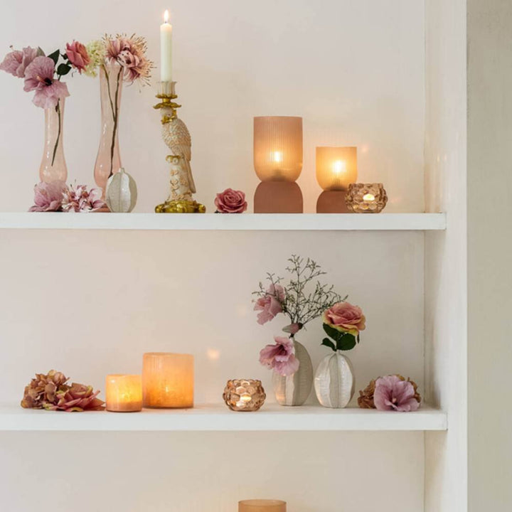 Bari Pink Glass Vase - Pod Furniture Ireland