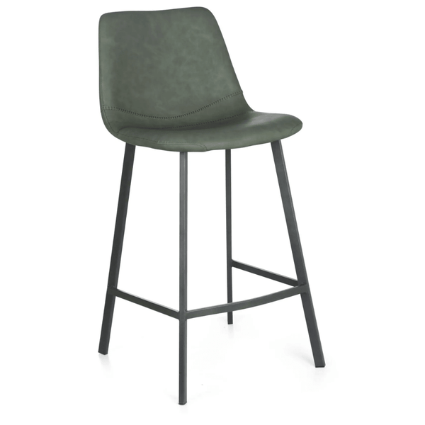 Niva Counter Stool in Vintage Green Kelston House