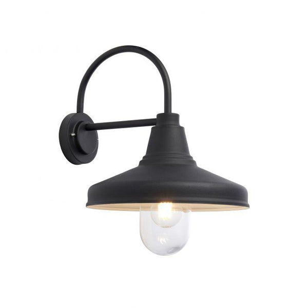 Farmhouse Outdoor Black Wall Light Podfurniture