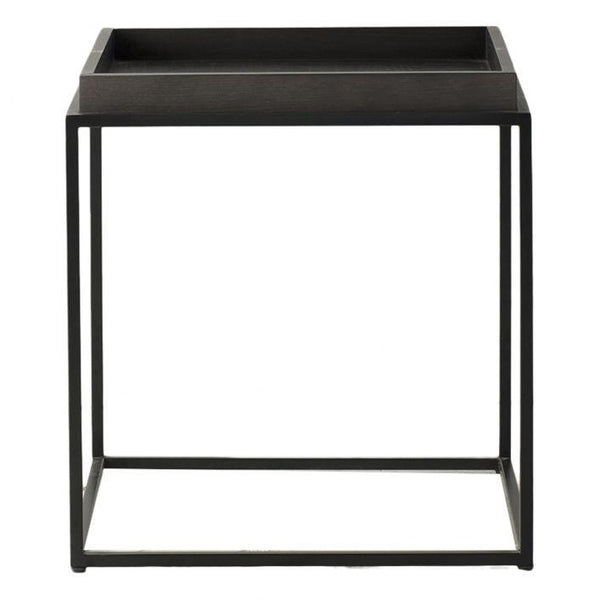 Forden Tray Side Table Black Gallery Direct