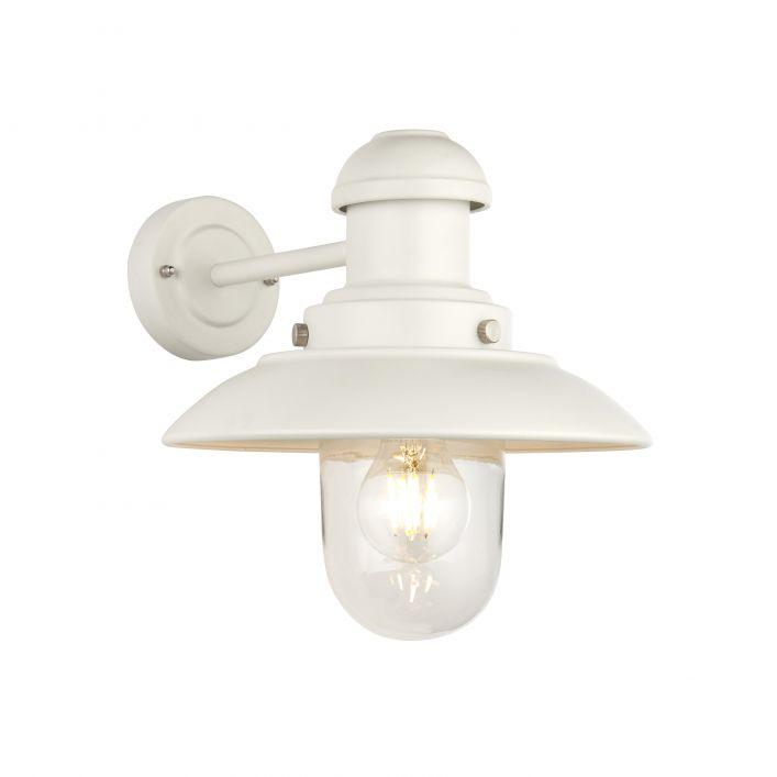 Hereford White Outdoor Wall Light Small Gallery Direct