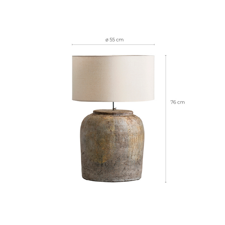 The Harrison Oversized Lamp & Shade Vical