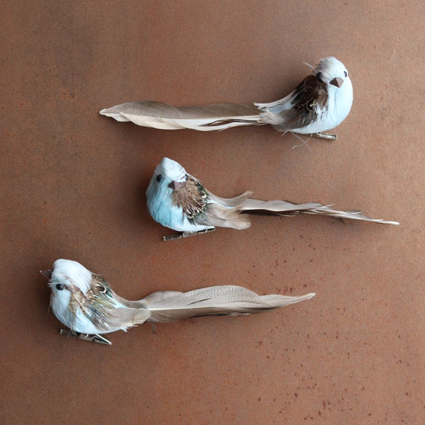 Clip on Bird - Pale Blue Gisela Graham