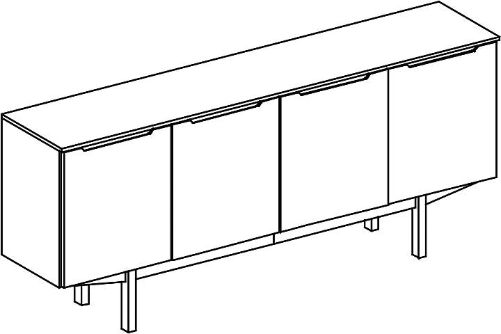 Skovby Oak Sideboard Skovby