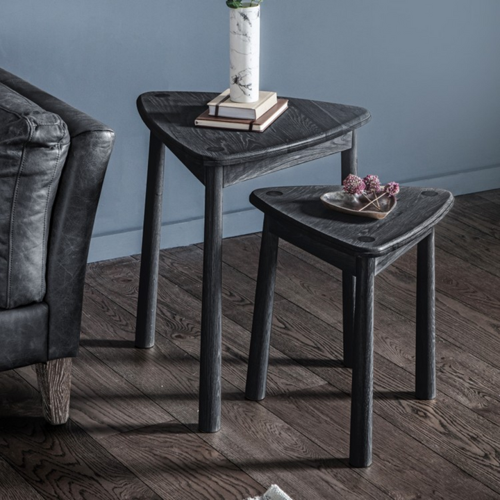 Wycombe Table Black - Nest of 2 Gallery Direct